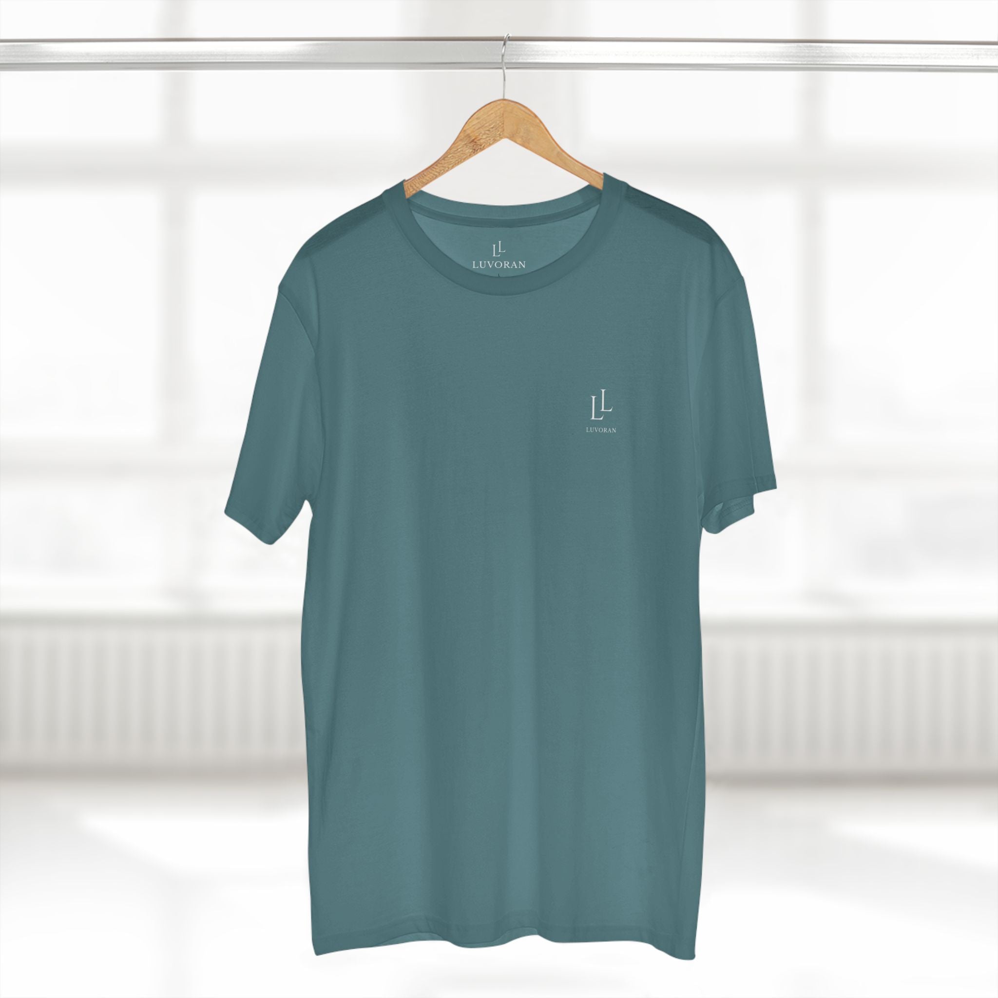 Classic Logo Tee — Minimal Chest Monogram T‑Shirt