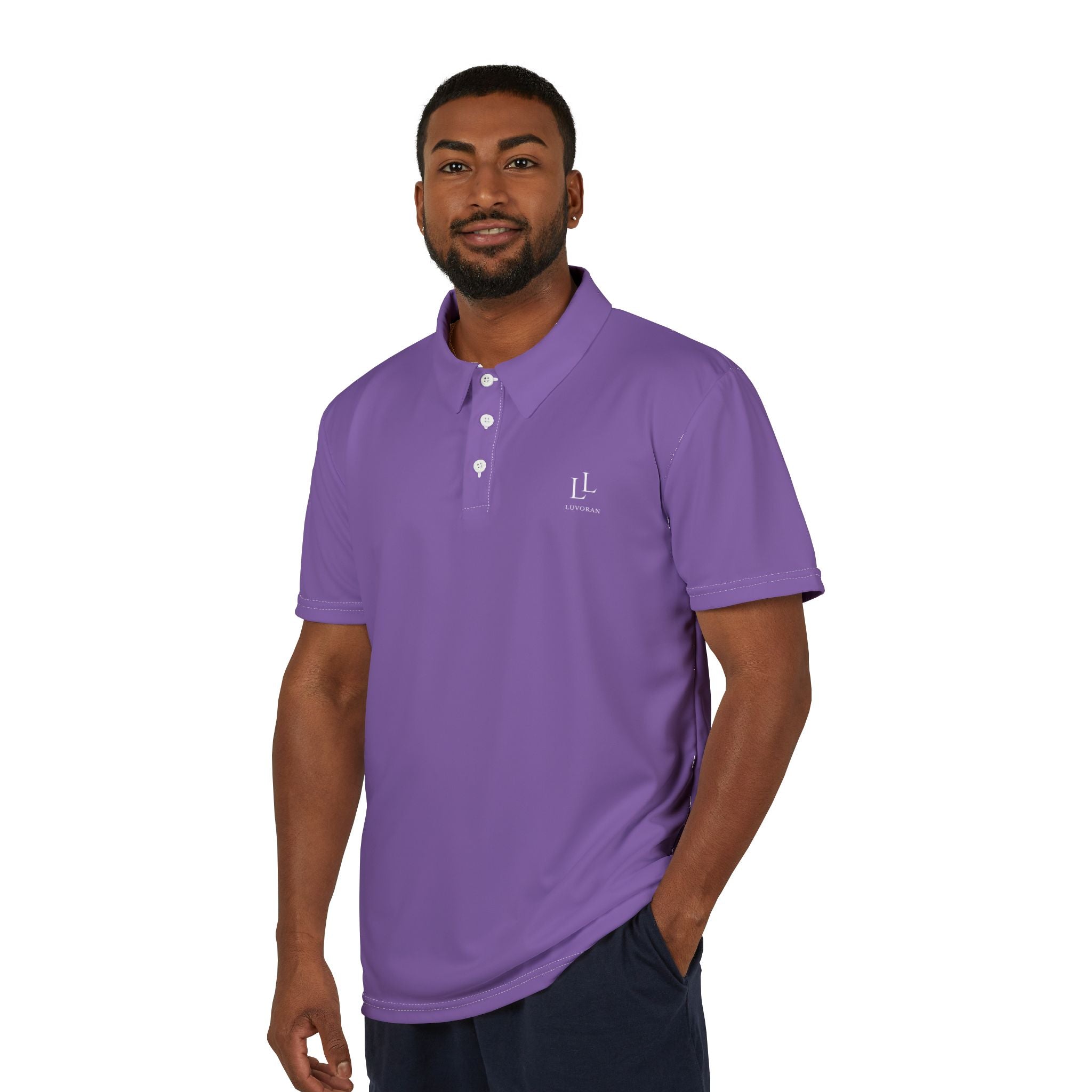 Classic Purple Polo Shirt — Men's/Women's Casual Golf & Work Polo