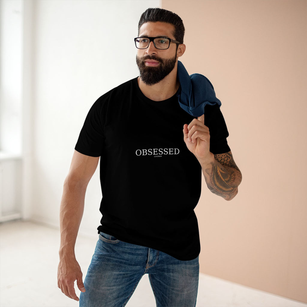 Obsessed Graphic Tee — Minimalist Black Logo T-Shirt